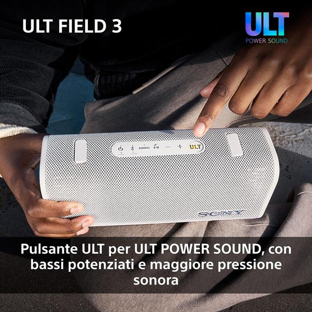 Immagine del prodotto SONY - Speaker portatile Wireless Bluetooth SRSULT30W.CE7-Bianco