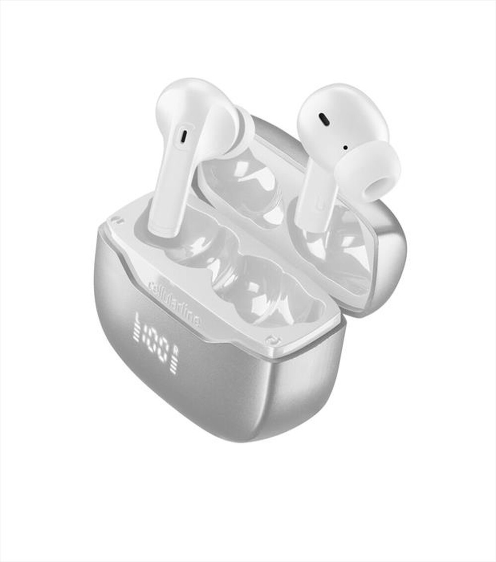 Immagine del prodotto CELLULARLINE - Auricolare bluetooth BTKEYPROTWSW-Bianco