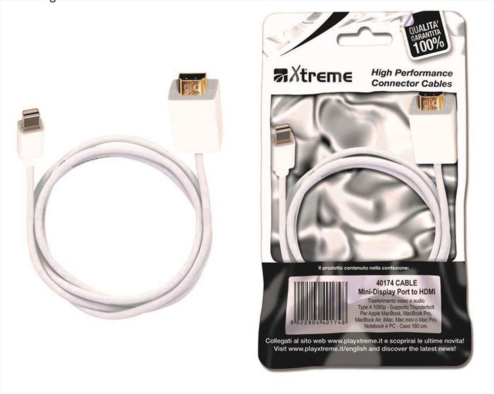 "XTREME - 40174 - Cavo Mini Display Port"