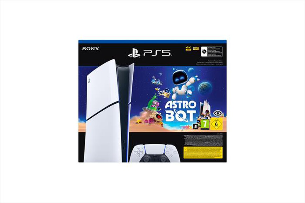 "SONY COMPUTER - BUNDLE PLAYSTATION®5 EDIZIONE DIGITALE - ASTRO BOT-bianco"