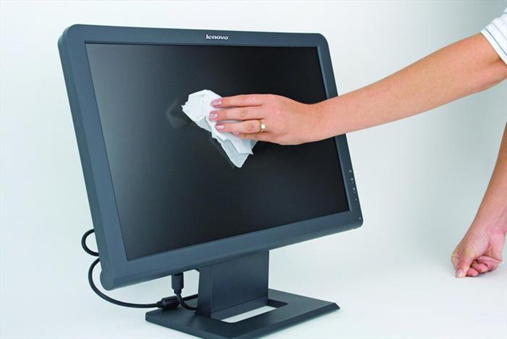 "FELLOWES - 100 Fazzoletti umidificati per la pulizia"