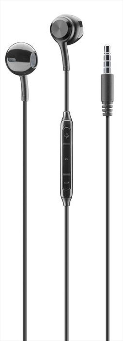 MUSIC SOUND - Auricolare a filo COLOR CAPSULE JACK 3.5-Black