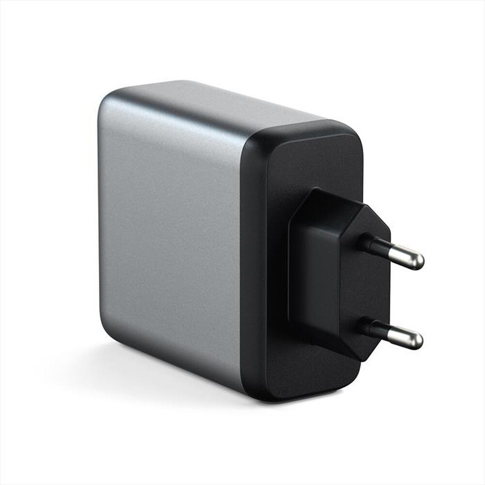 "SATECHI - ALIMENTATORE GAN USB-C DA PARETE 100W-Space Gray"