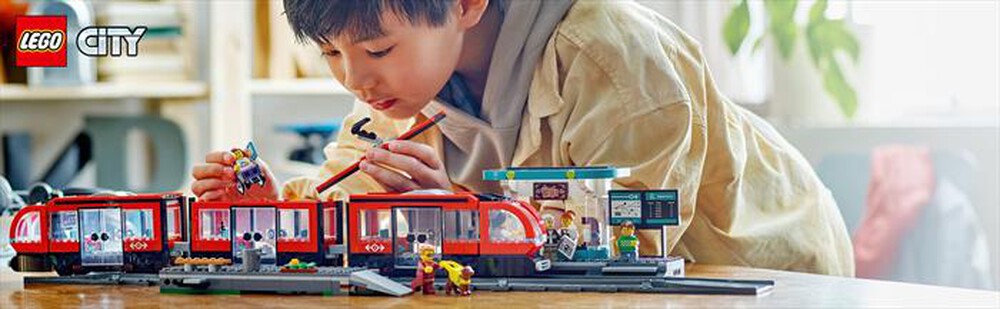 Immagine del prodotto LEGO - CITY TRAINS Tram e fermata del tram 60423