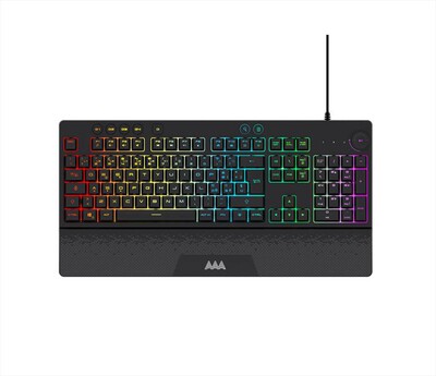 AAAMAZE - TASTIERA GAMING DOMINATOR 2 RGB-Nero
