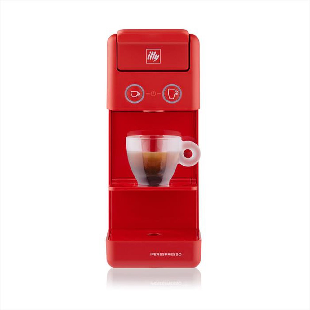 "ILLY - Macchina da caffè Y3.3-Rosso"