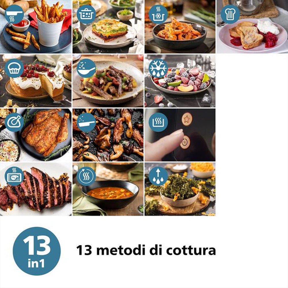 "PHILIPS - Friggitrice ad aria AIRFRYER SERIE 2000 NA231/00-Nero"