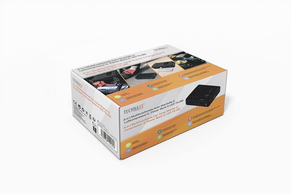 "TECHNAXX - AVVIATORE DI EMERGENZA E COMPRESSORE ARIA TX-219"