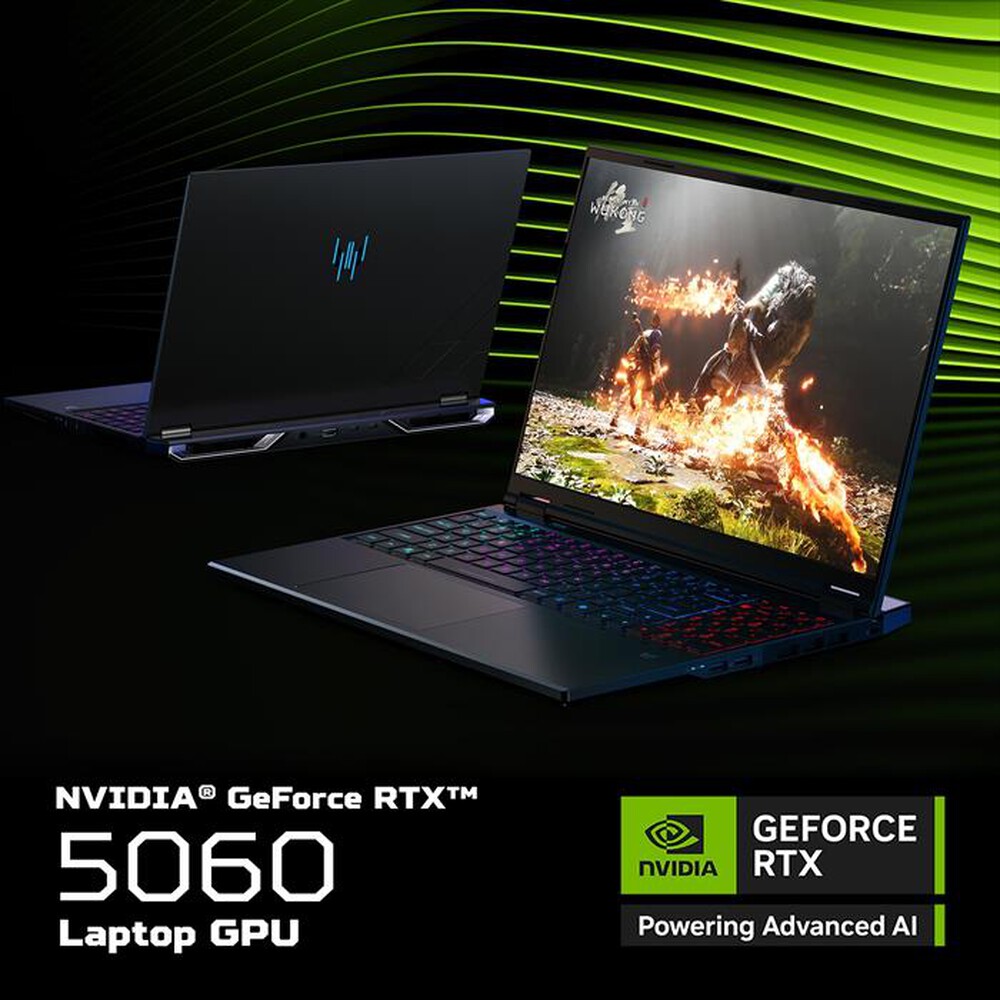 Immagine del prodotto ACER - NOTEBOOK PREDATOR HELIOS NEO 16 AI PHN16-73-952B-Nero