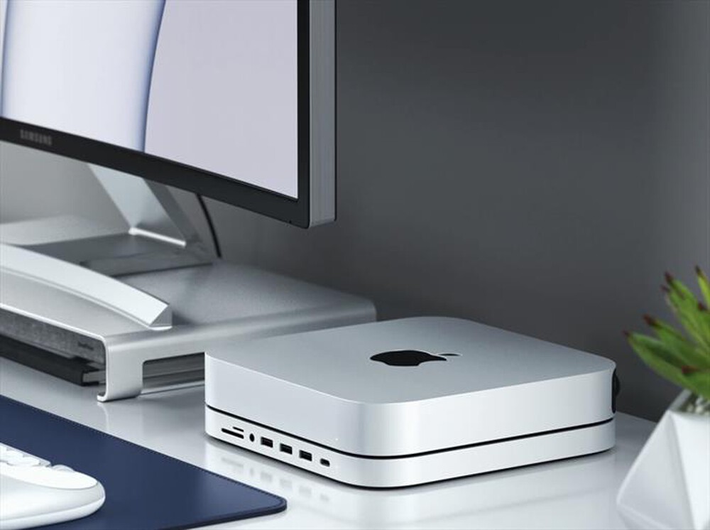 Immagine del prodotto SATECHI - STAND HUB PER MAC MINI SSD-bianco