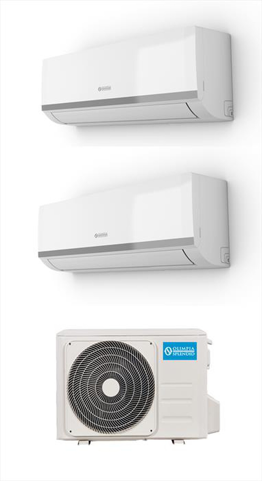 "OLIMPIA SPLENDID - Kit Dual ARYAL S2 E DUAL INVERTER 18-Bianco"