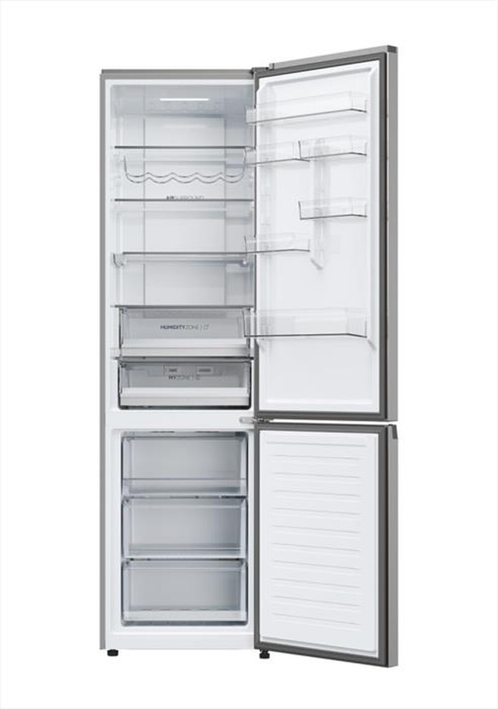 "HAIER - Frigorifero combinato HDPW5620CNPK Classe C 406 lt-Argento"
