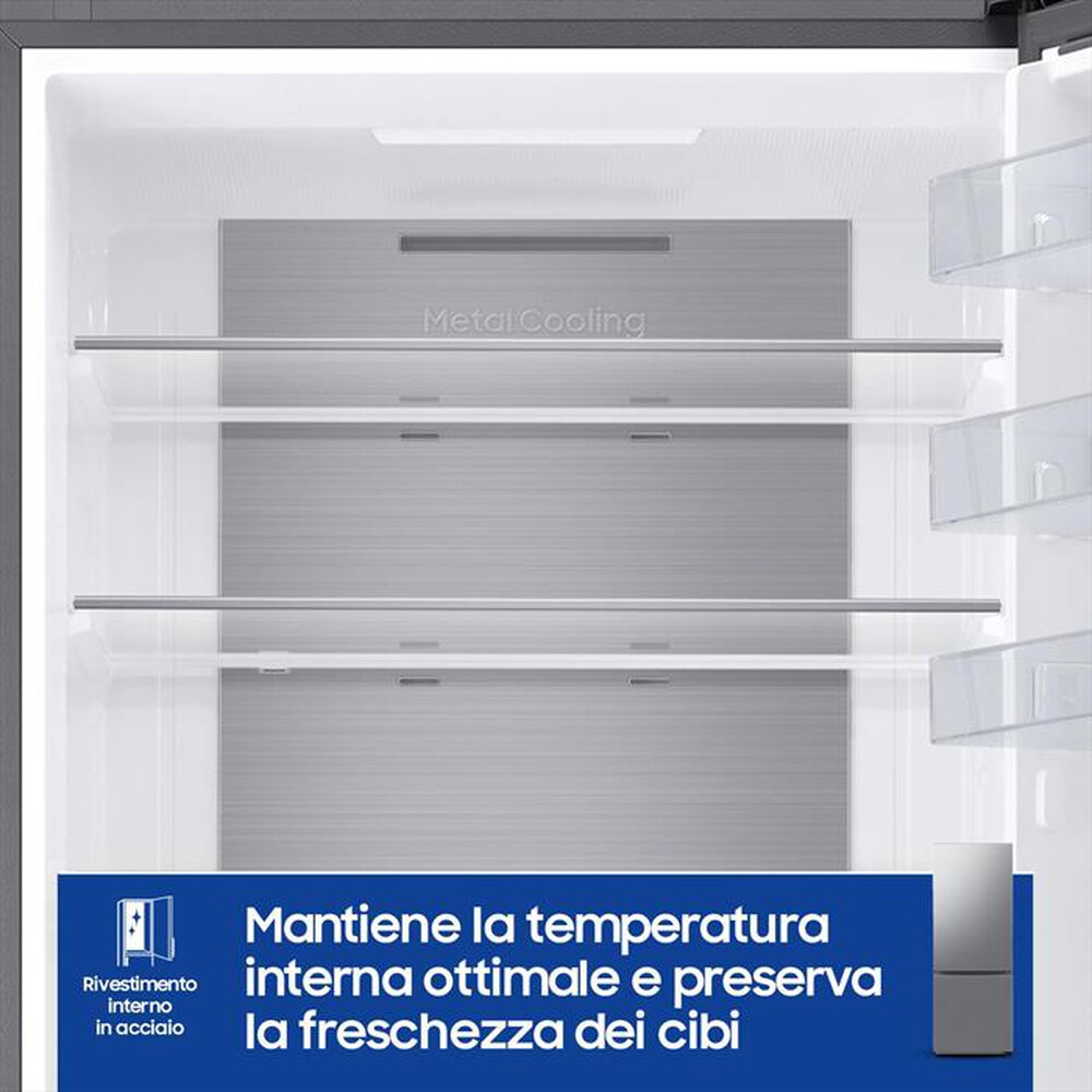 "SAMSUNG - Frigorifero combinato RB53DG703DS9EF ClasseD 538lt-METAL INOX"