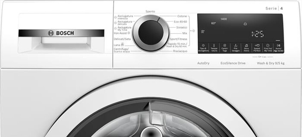 Immagine del prodotto BOSCH - Lavasciuga WNA144V0IT 9/5 Kg Classe B-Bianco