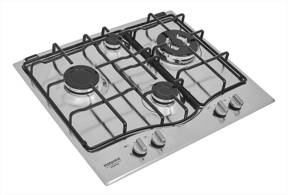 "HOTPOINT ARISTON - Piano cottura a gas PCN 642 T/IX/HAR 59cm-Inox"