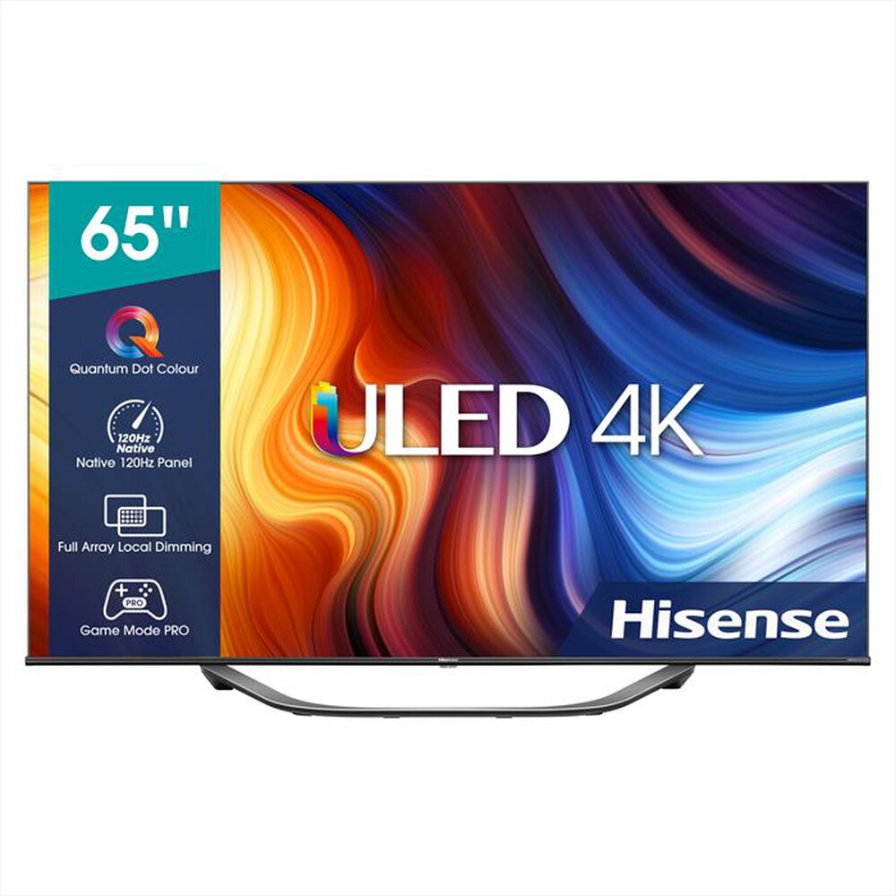 "HISENSE - Smart TV QDOT ULED 4K UHD 600nit 65\" 65U72HQ-Silver"