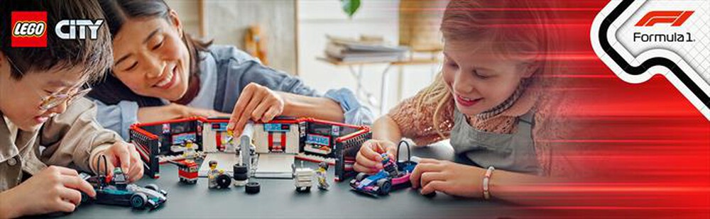 Immagine del prodotto LEGO - CITY F1 Garage con Mercedes-AMG e Alpine F1® 60444
