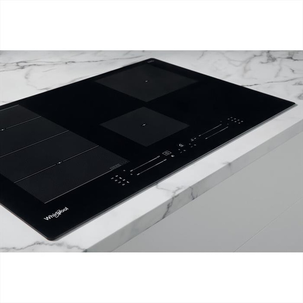 "WHIRLPOOL - Piano induzione WF S0377 NE/IXL HOB WP 77 cm-Nero"