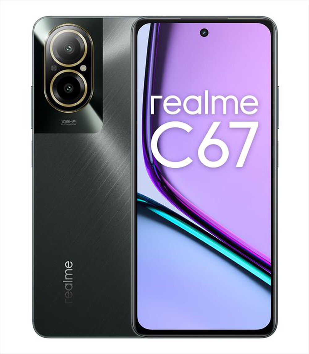 "REALME - Smartphone REALME C67 (256GB 8GB) INT+NFC-Black Rock"
