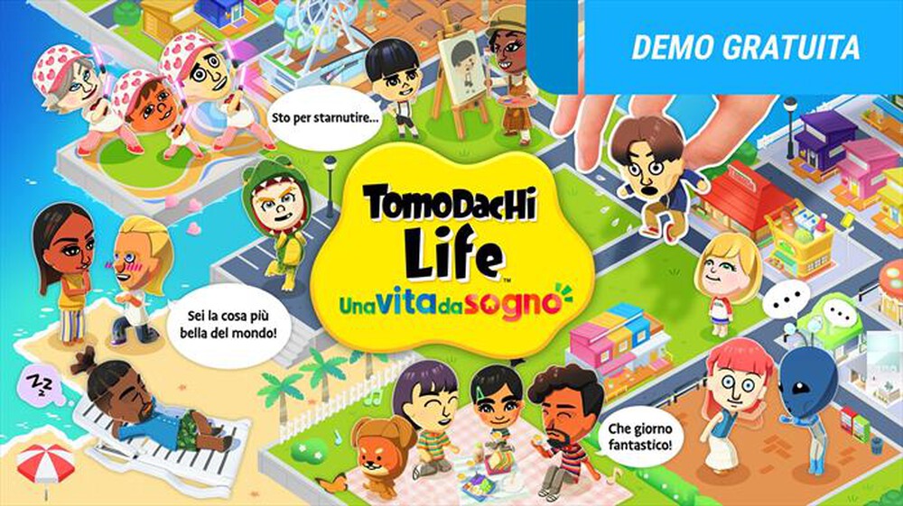 Immagine del prodotto NINTENDO - TOMODACHI LIFE: UNA VITA DA SOGNO - COD. DOWNLOAD