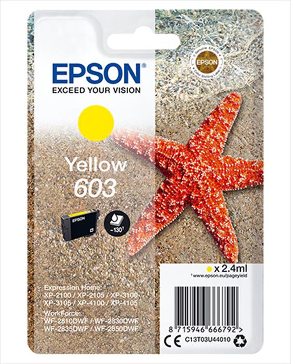 Immagine del prodotto EPSON - C13T03U44010-Giallo