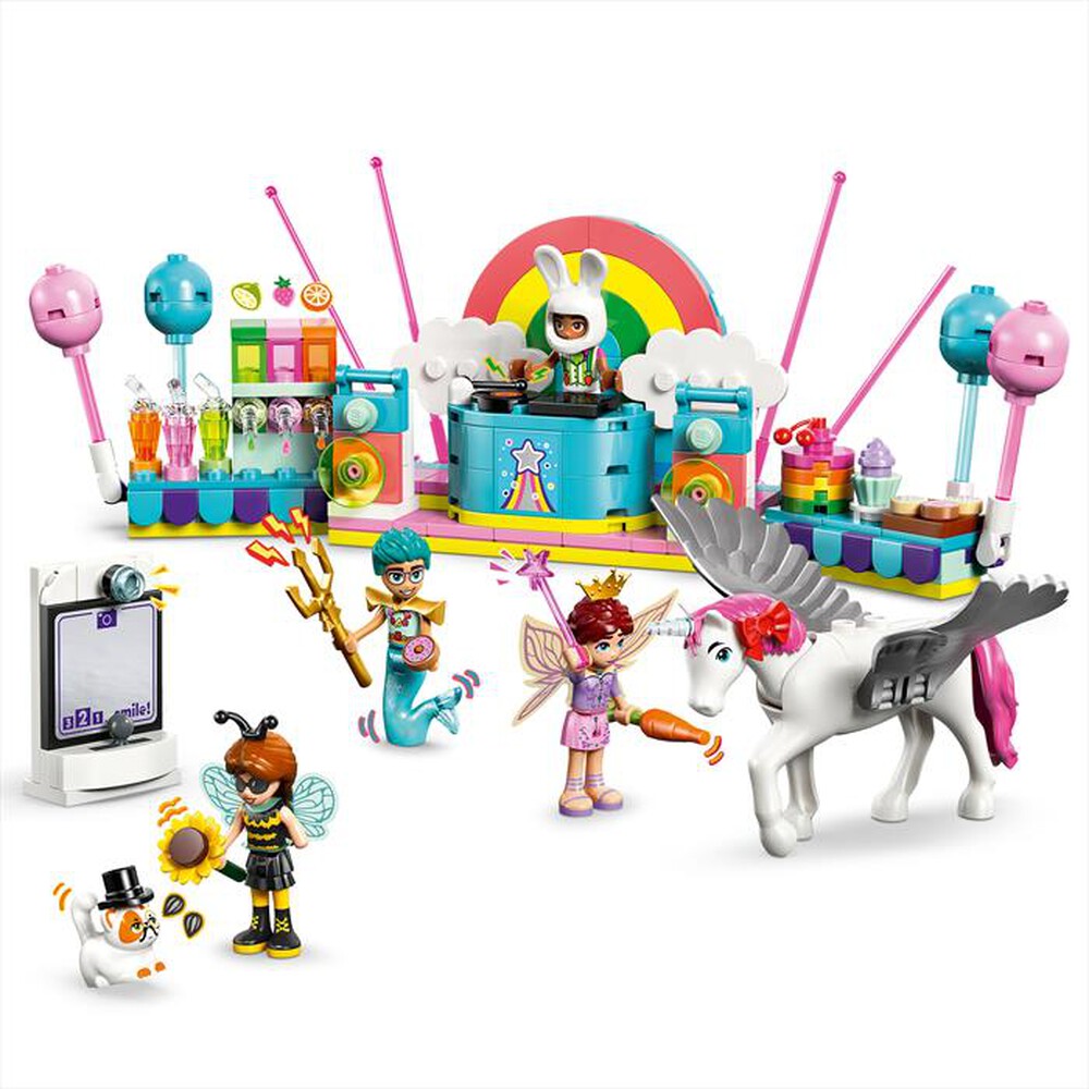 "LEGO - PARTY IN COSTUME CON UNICORNO E FATINA-,"