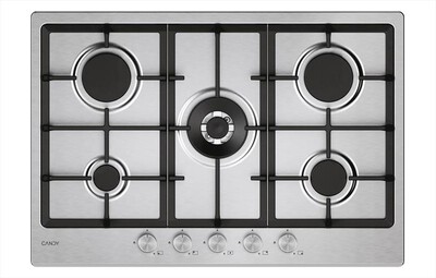CANDY - Piano cottura gas CHG74WTX 74,5 cm-Acciaio inox