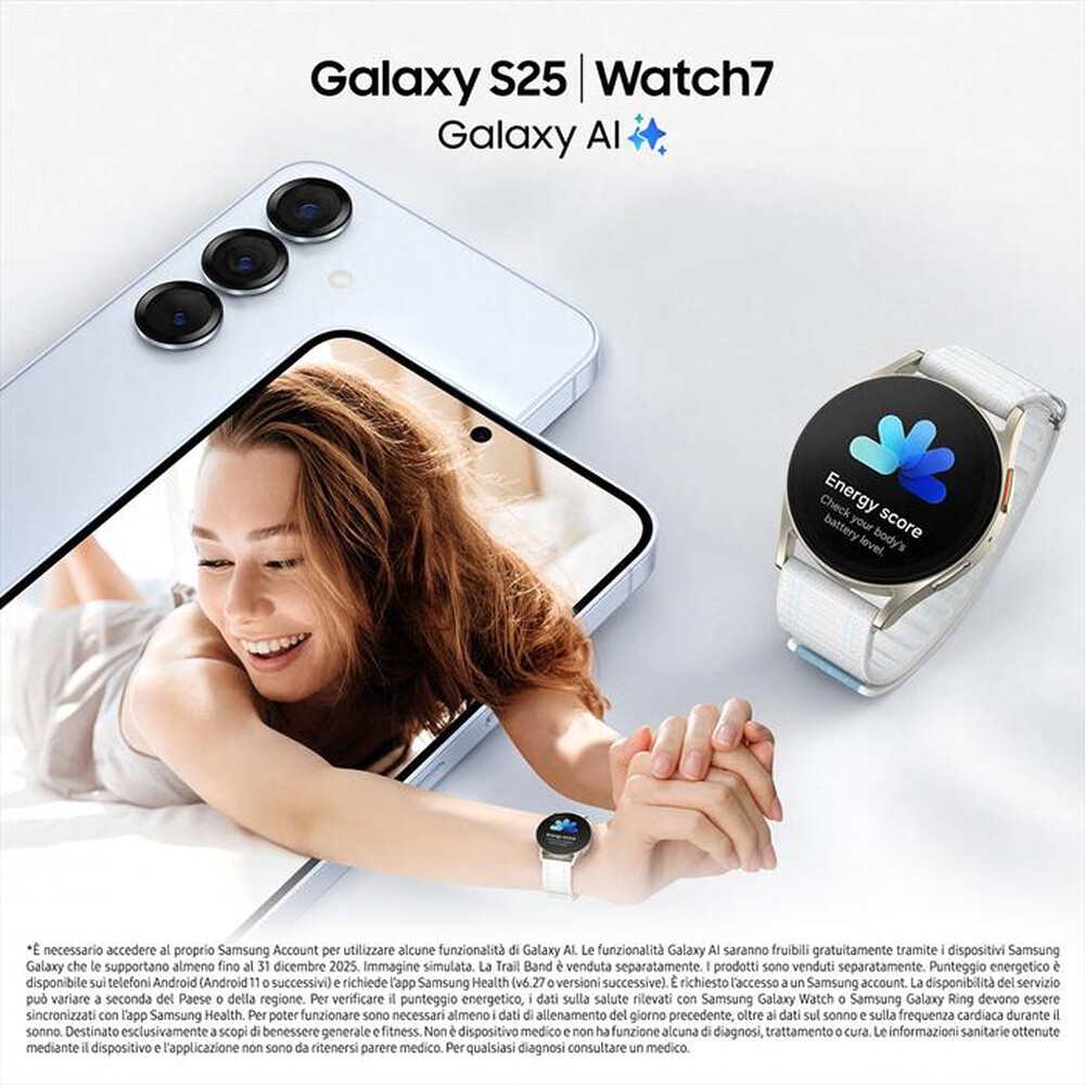 Immagine del prodotto SAMSUNG - Smartphone Galaxy S25 128GB-Silver Shadow