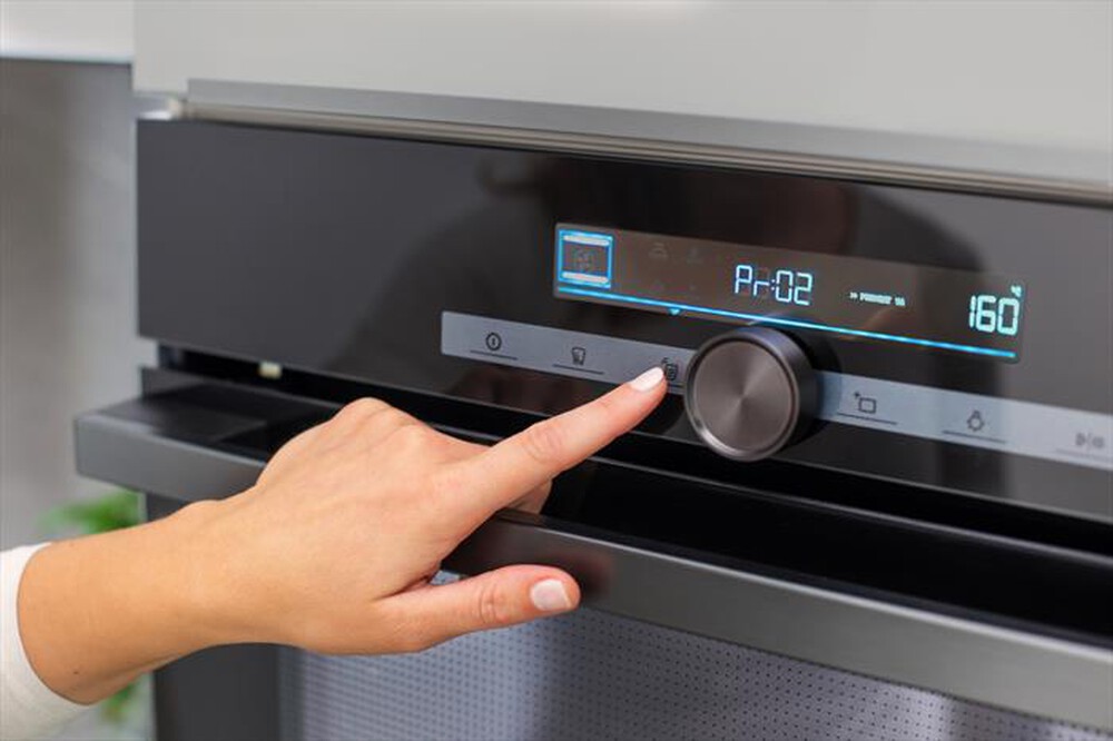 "HISENSE - Forno incasso elettrico BSA66334PG Classe A+-Nero con inserti Black Inox"