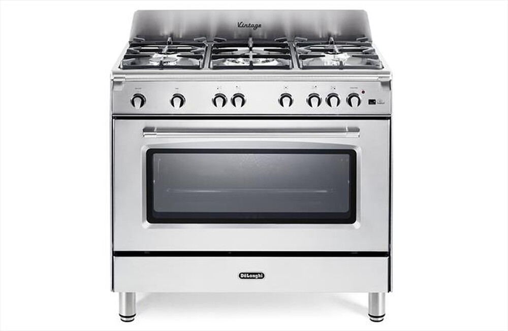 "DE LONGHI - Cucina a gas MEM 965 XX ED Classe A-Acciaio Inox"