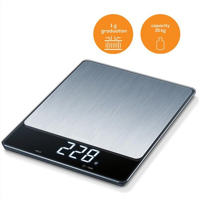 BEURER - KS 34 XL da cucina in acciaio inossidabile