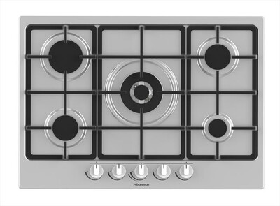HISENSE - Piano cottura a gas GM773XF 71cm-Inox