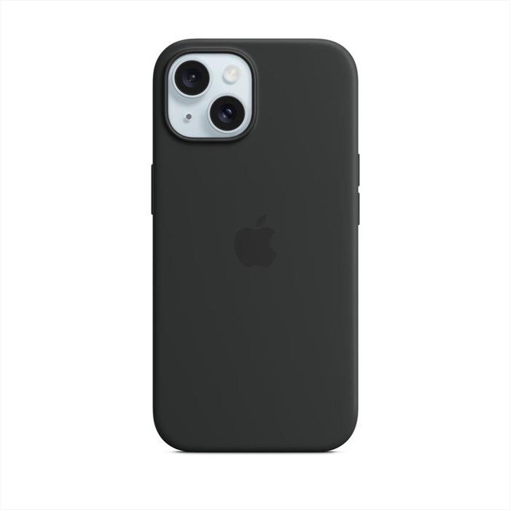 "APPLE - Custodia MagSafe silicone iPhone 15-Nero"