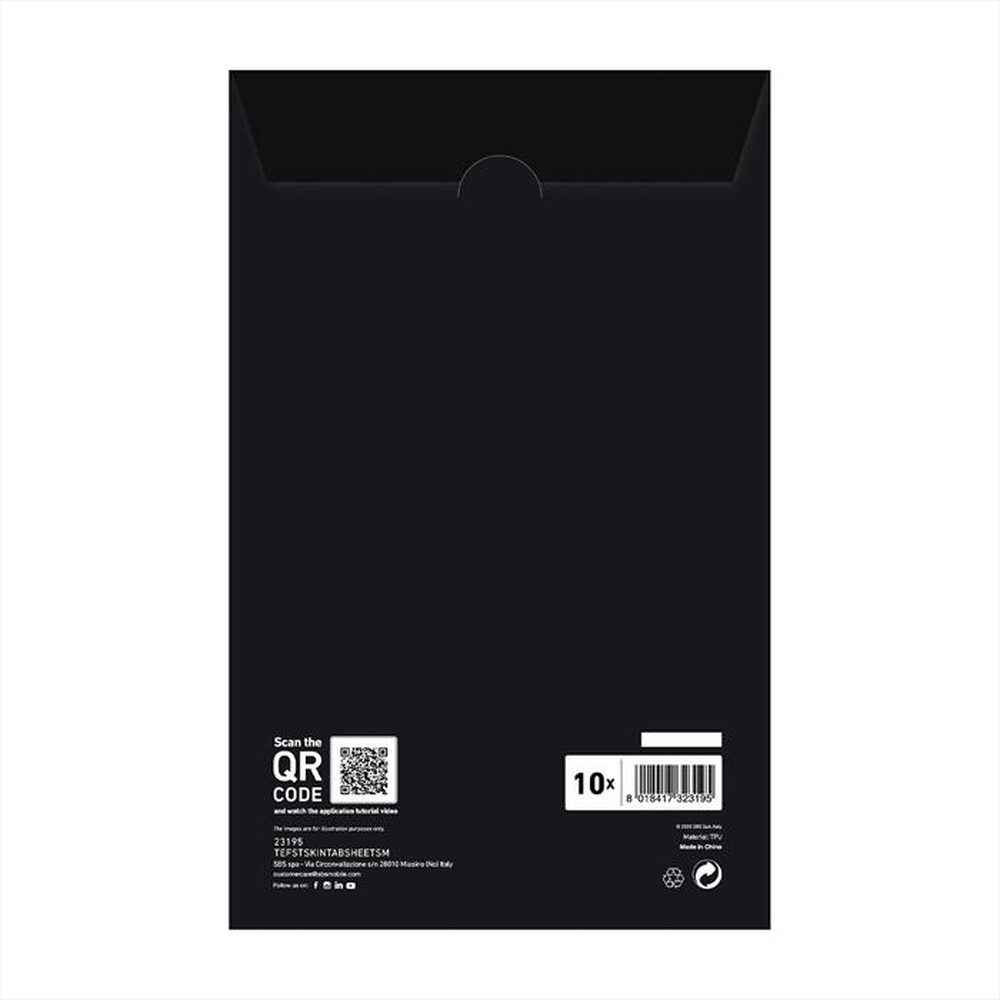 Immagine del prodotto SBS - TEFSTSKINTABSHEETSM-Trasparente