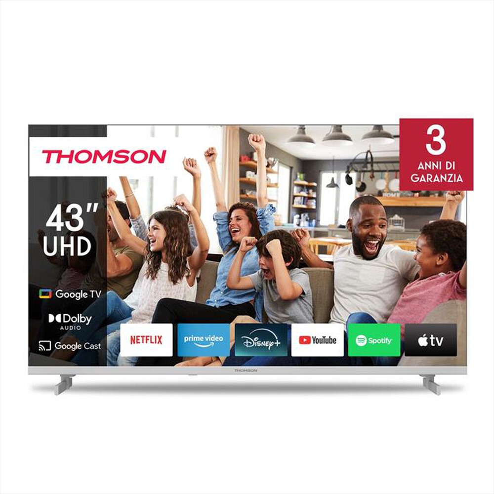 "THOMSON - Smart TV LED UHD 4K 43\" 43UG4S14W-Bianco"