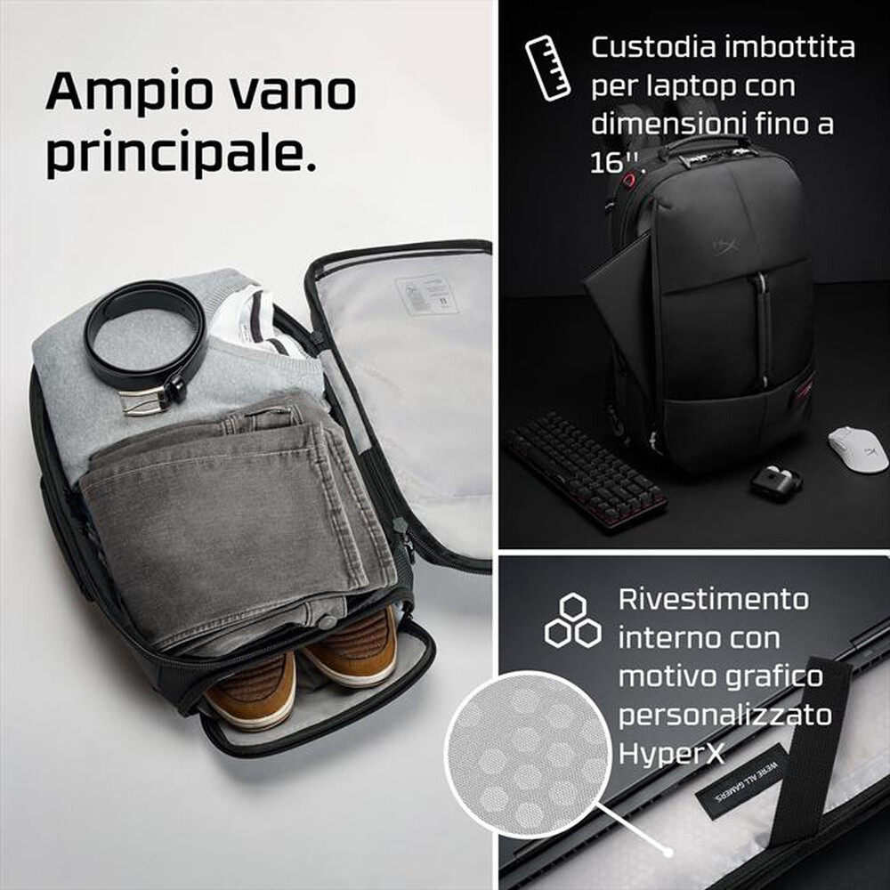 Immagine del prodotto HYPERX - ZAINO KNIGHT-Nero