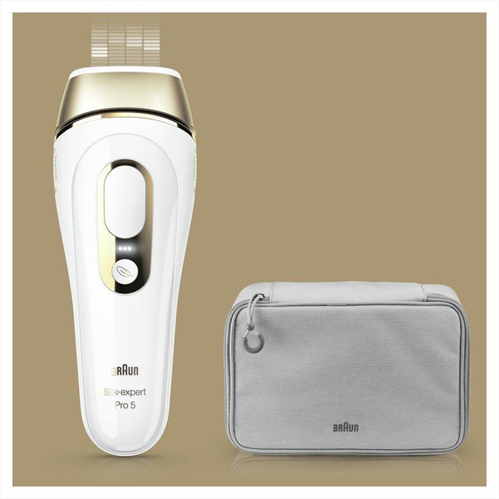 "BRAUN - SILK-EXPERT PRO 5 PL5014-Bianco/Oro"