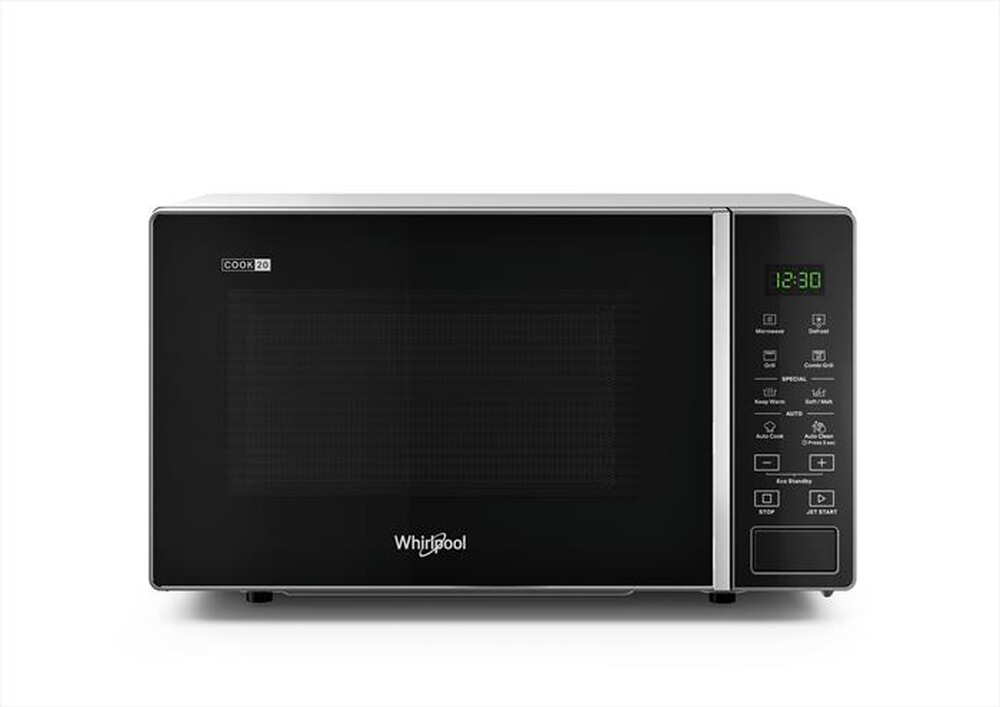 "WHIRLPOOL - Forno microonde COOK20 MWP 203 SB-Nero, Argento"