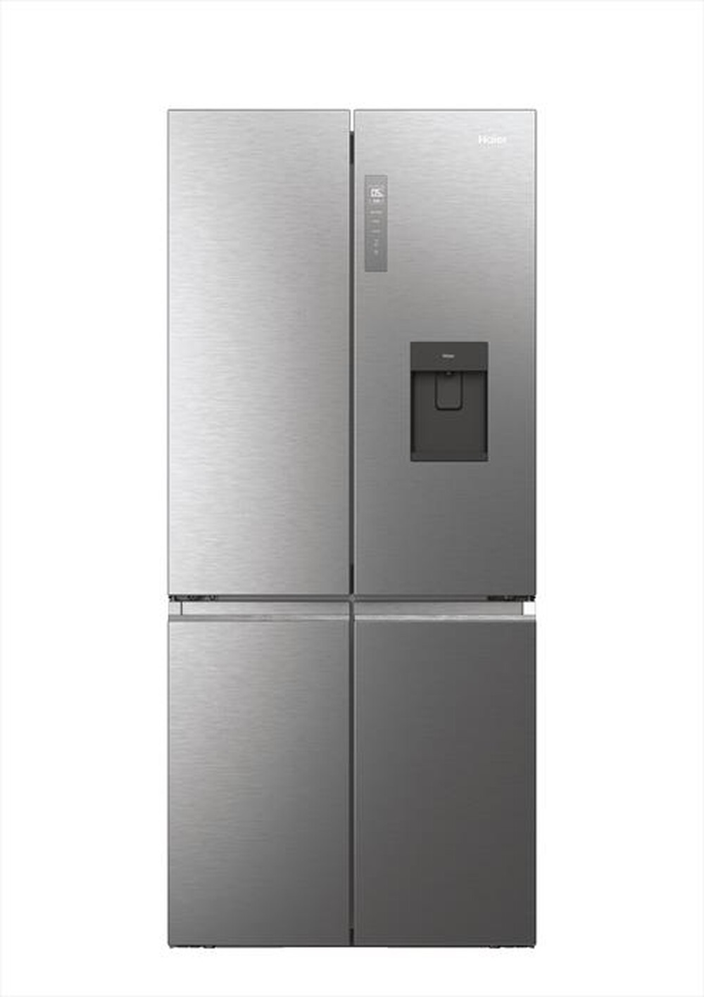 "HAIER - Frigorifero side by side HCW7819EHMP ClasseE 536l-Platino, Acciaio inossidabile"