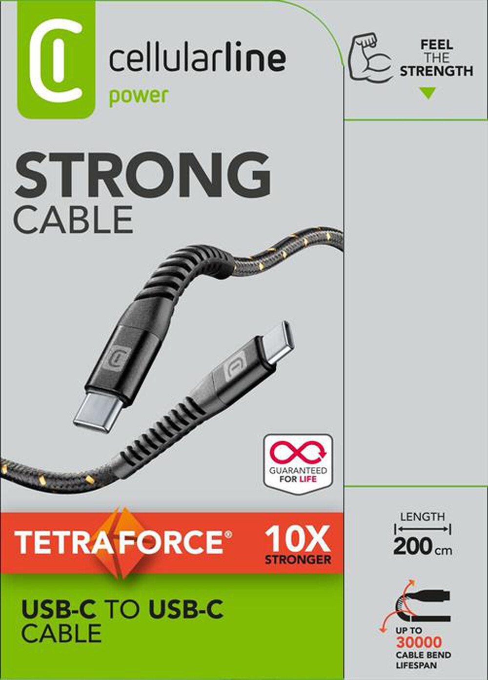 Immagine del prodotto CELLULARLINE - TETRACABC2C2MK-Nero