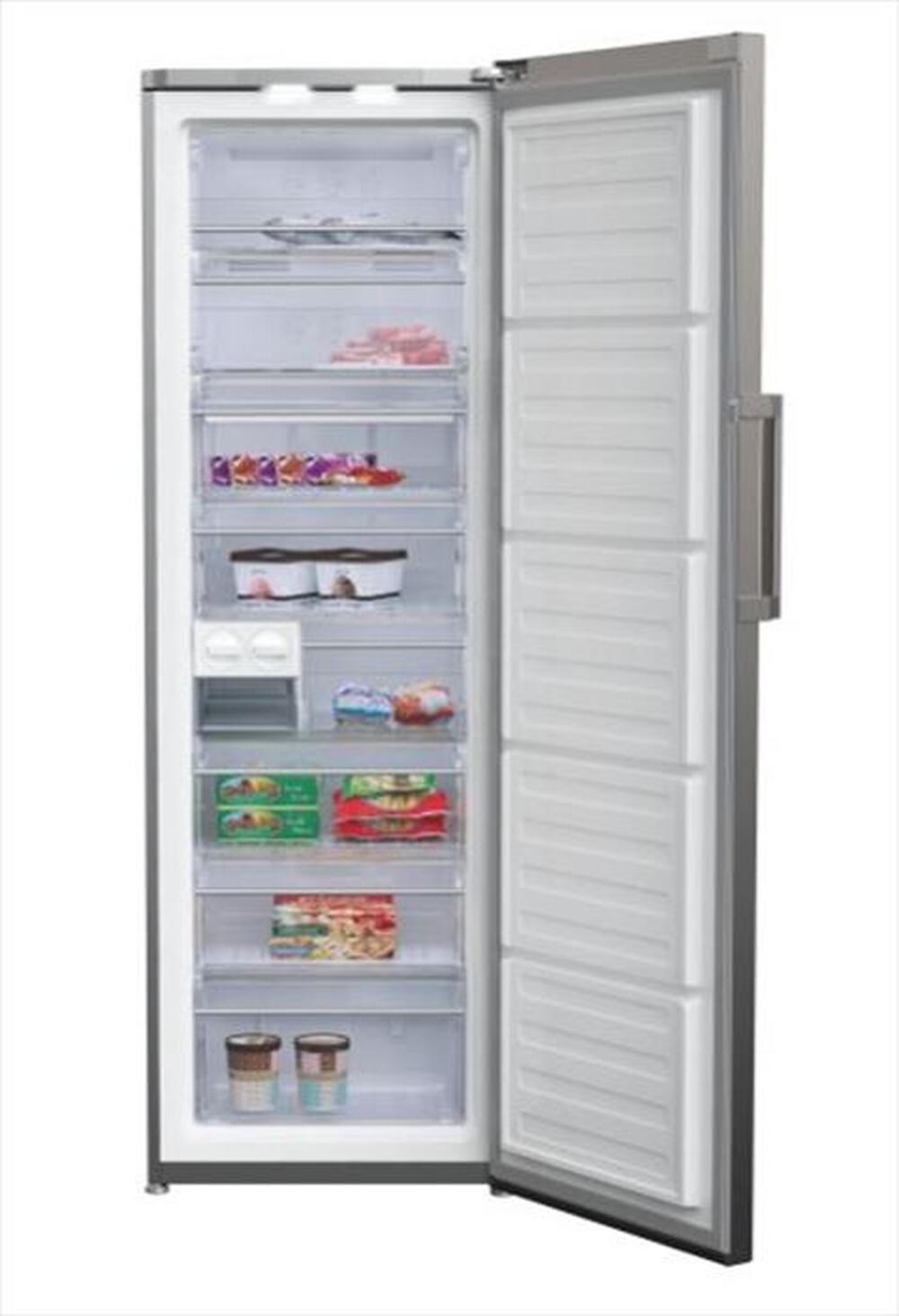 "BEKO - Congelatore verticale RFNE312E43XN Classe E 312 lt-Inox"