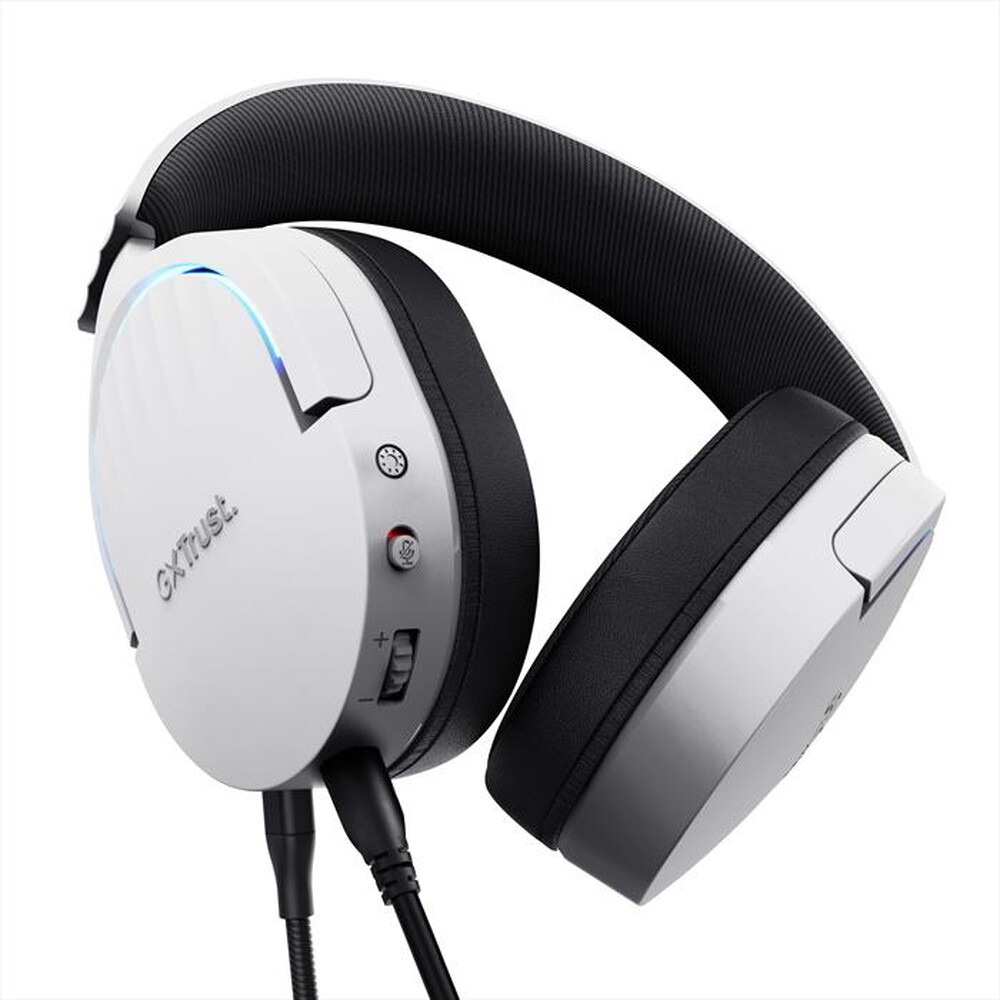 "TRUST - Cuffie PC GXT490W FAYZO 7.1 USB-White"