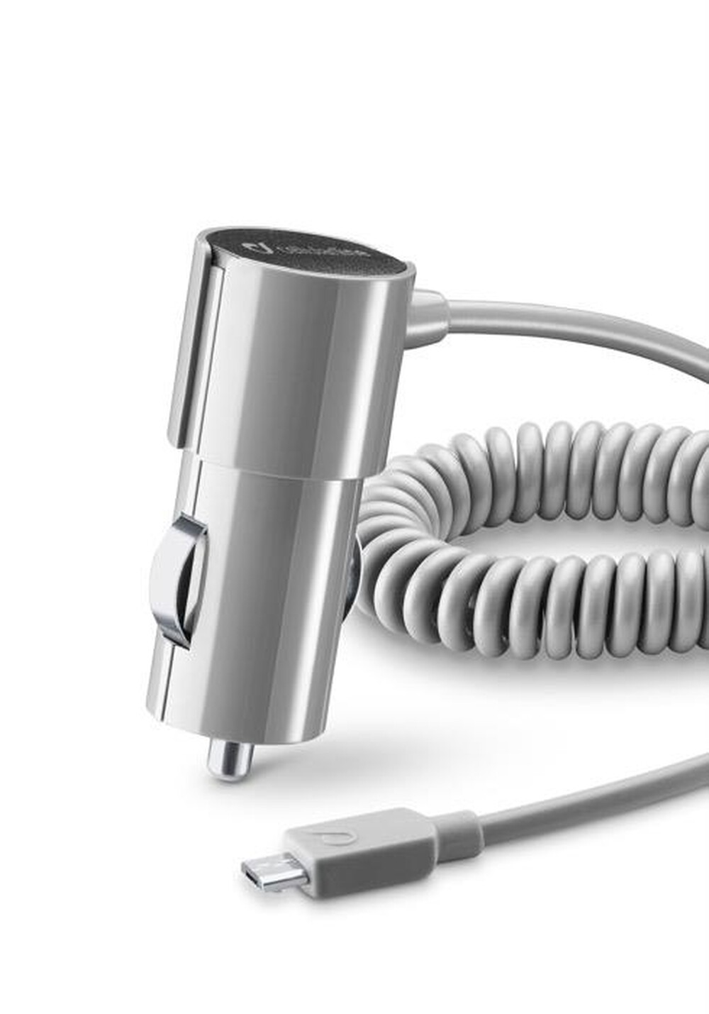 "CELLULARLINE - Car Charger Stylecolor Micro USB-Grigio"