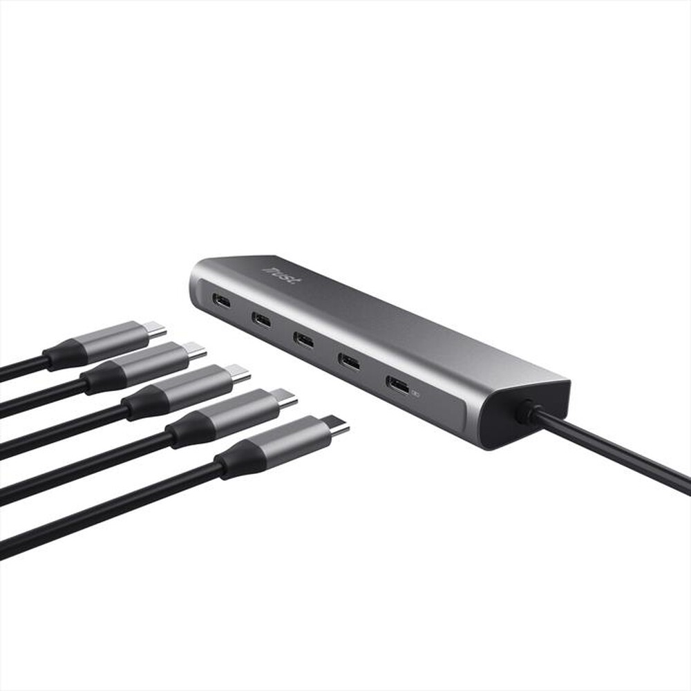 Immagine del prodotto TRUST - Cuffie over-ear HALYX 5 PORT USB-C HUB-Grey