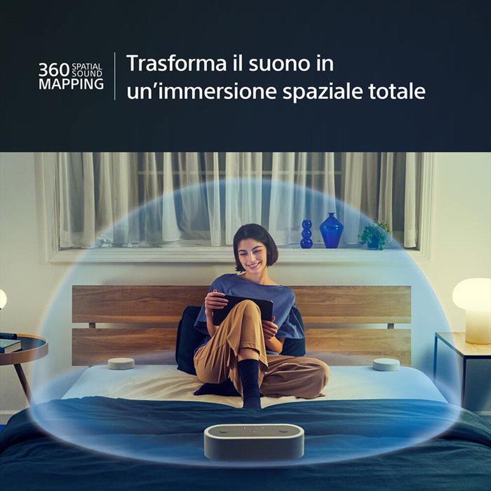 "SONY - Sistema Home Theatre Portatile HTAX7.CEL-Grigio"