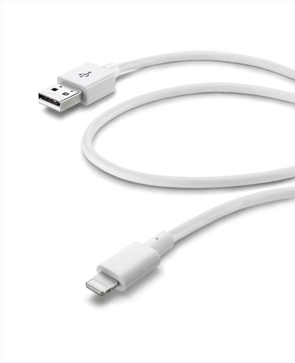 "CELLULARLINE - Cavo connettore LIGHTNING-USB per iPhone 5 - Bianco"