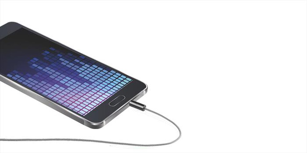 "CELLULARLINE - AUXMUSICABLE35D Cavo Stereo 3.5-Grigio"