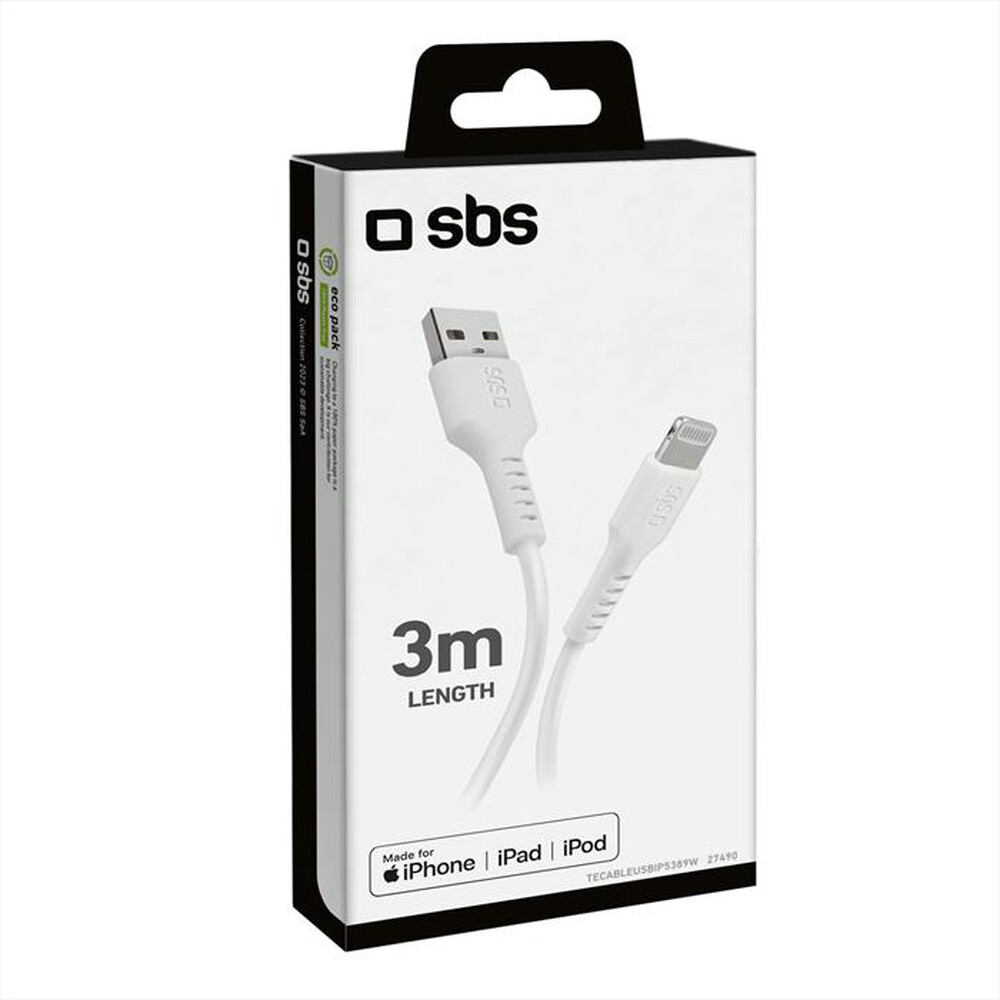Immagine del prodotto SBS - TECABLEUSBIP5389W-Bianco