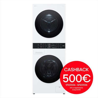 LG - Lavasciuga WASHTOWER WT1210WWF 12/10 Kg Classe A-Bianca