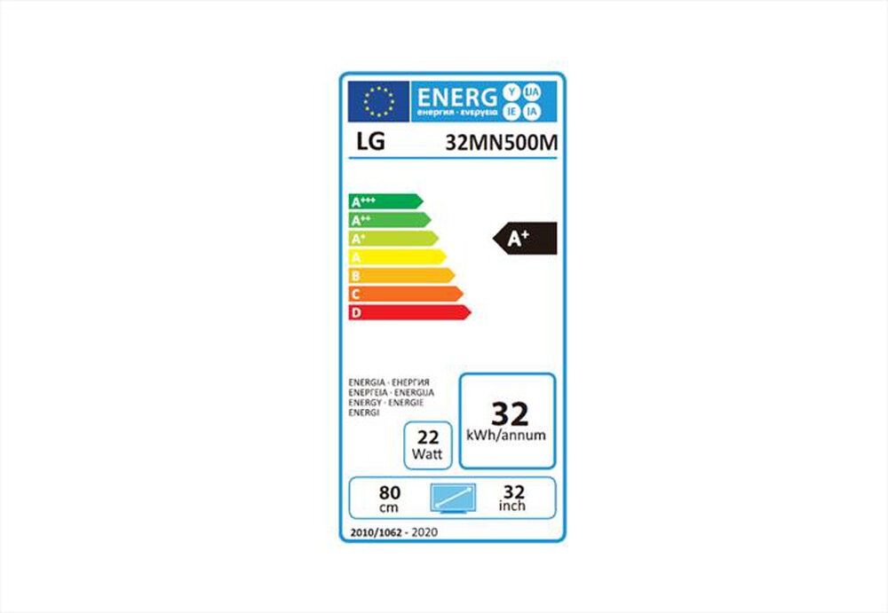 "LG - 32MN500M-B-Nero"